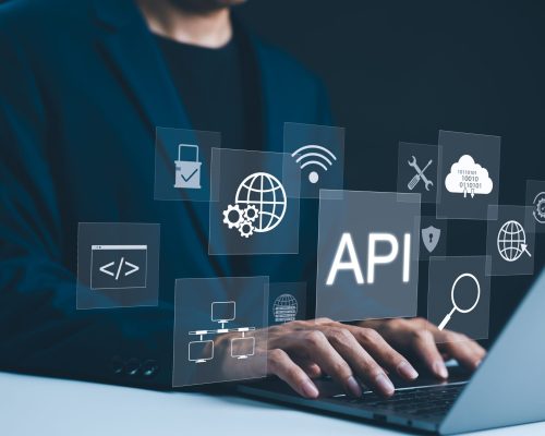 api,application,programming,interface,concept.,a,programmer,types,on,a